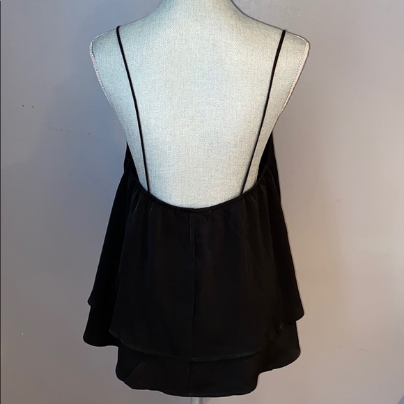 Women’s Rowen Black Flowy Tank Top Medium - Picture 3 of 8